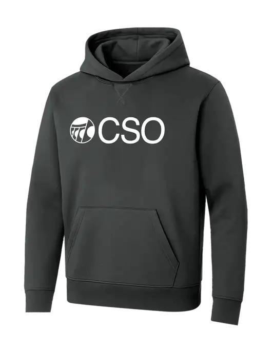 Allmade Charcoal Grey Organic French Terry Pullover Hoodie w/CSO Logo
