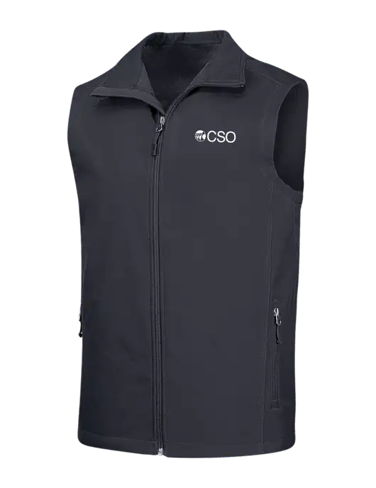 Dark Grey Core Soft Shell Vest w/CSO Logo
