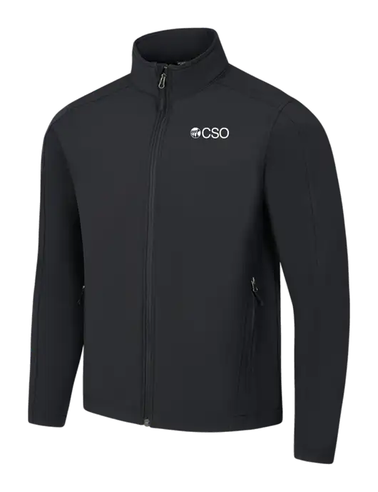 Black Core Soft Shell Jacket w/CSO Logo