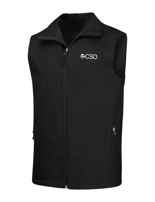 Black Core Soft Shell Vest w/CSO Logo