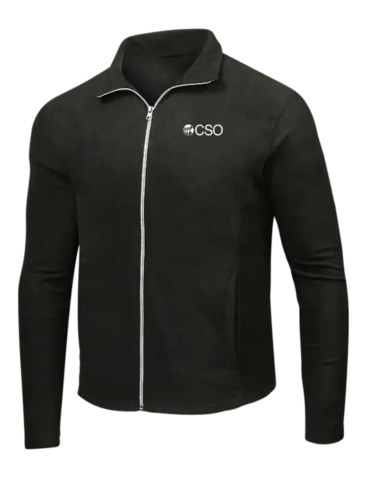 Black Microfleece Jacket w/CSO Logo