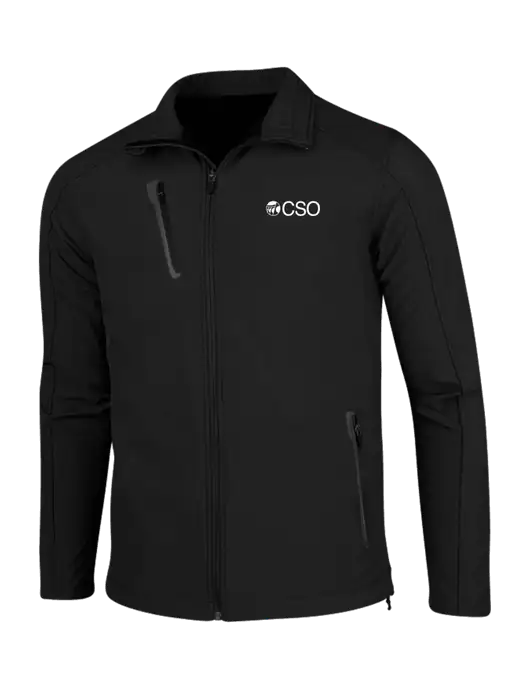 Black Welded Softshell Jacket w/CSO Logo
