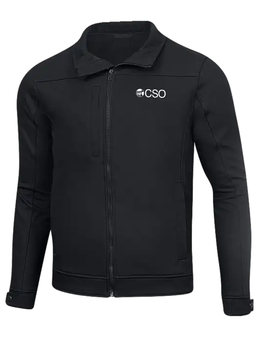 Cornerstone Charcoal Duck Bonded Soft Shell Jacket w/CSO Logo