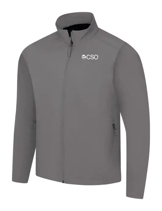 Medium Grey Core Soft Shell Jacket w/CSO Logo