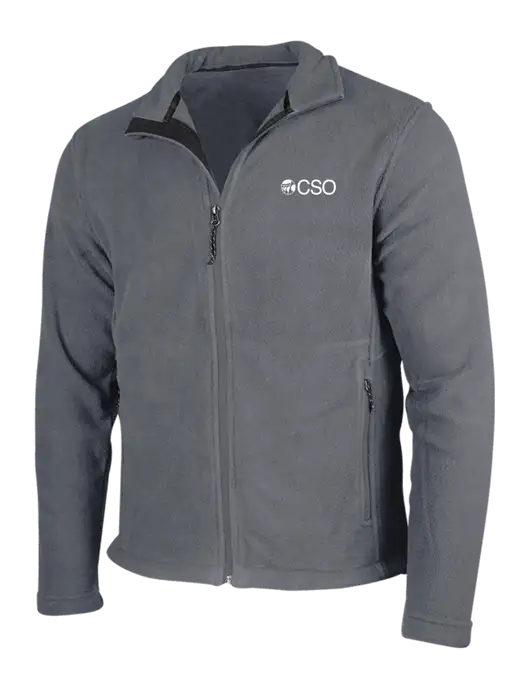 Medium Grey Fleece Jacket w/CSO Logo
