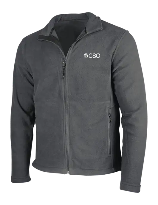 Dark Grey Fleece Jacket w/CSO Logo