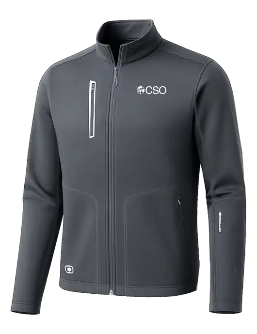 OGIO Dark Grey Endurance Fulcrum Full-Zip w/CSO Logo