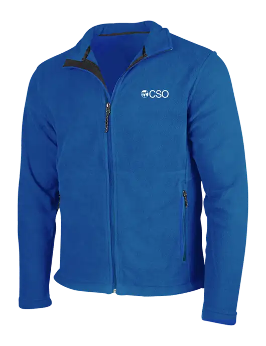 Dark Royal Fleece Jacket w/CSO Logo