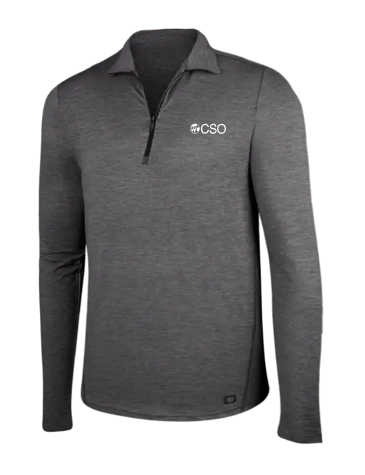 OGIO Gear Grey Heather Endurance Force 1/4 Zip w/CSO Logo