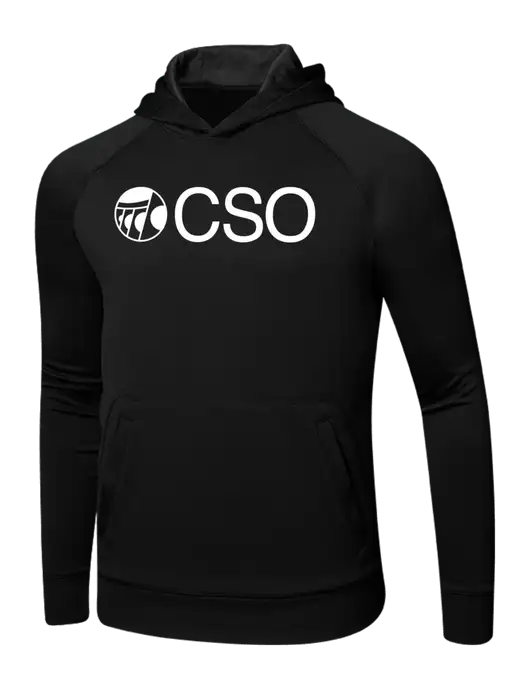 Tech Black Fleece Hooded Sweatshirt w/CSO Logo