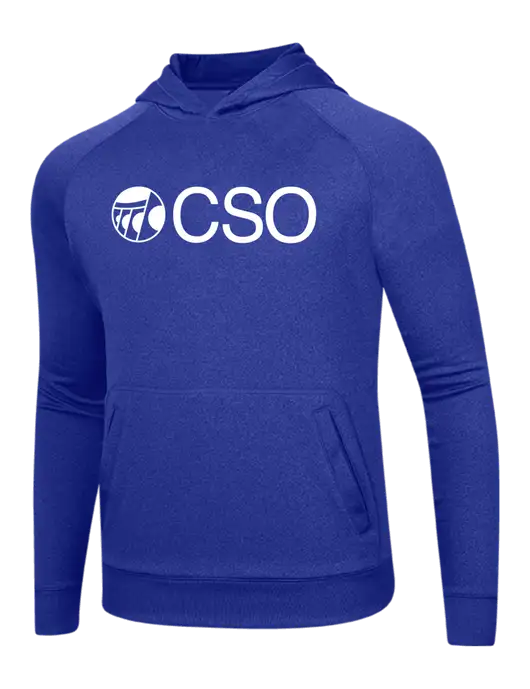 Tech True Royal Fleece Hooded Sweatshirt w/CSO Logo