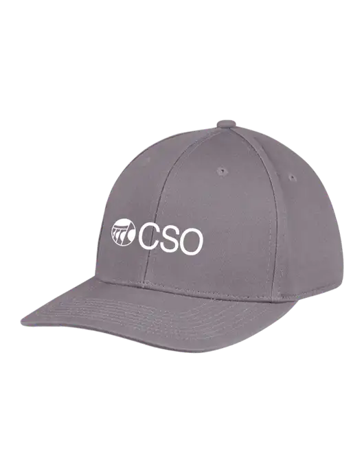 Premium Modern Structured Twill Charcoal Snapback Cap w/CSO Logo