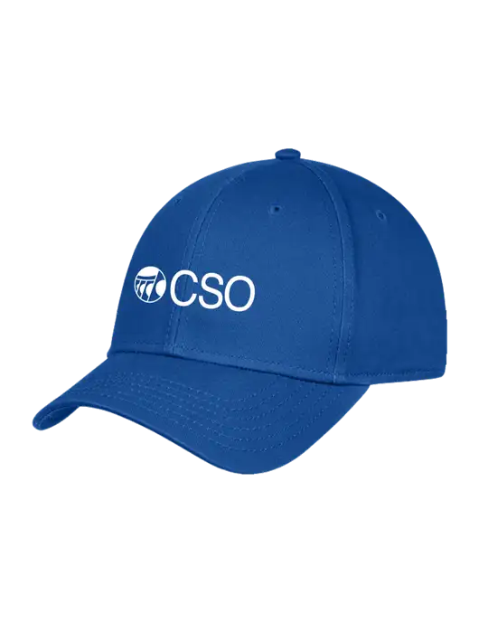 Royal Structured Cap Hook & Loop w/CSO Logo