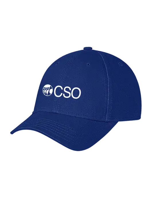 Royal Structured Soft Snap Closure Hook & Loop Cap w/CSO Logo