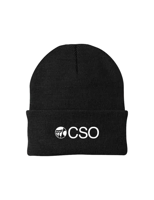 Black Knit Cap w/CSO Logo