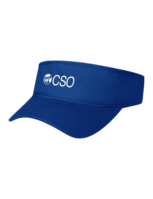 Royal Cap Visor w/CSO Logo