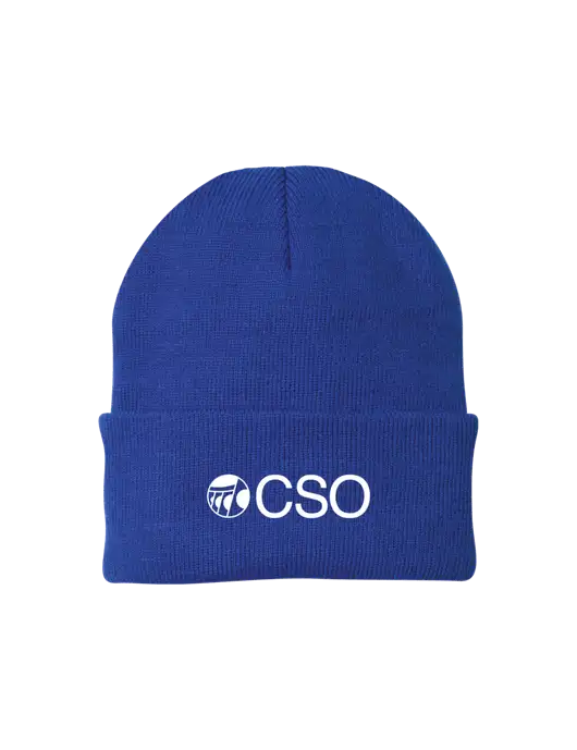 Royal Knit Cap w/CSO Logo