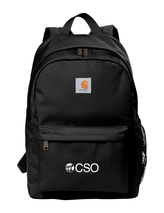 Carhartt Black Canvas Backpack w/CSO Logo