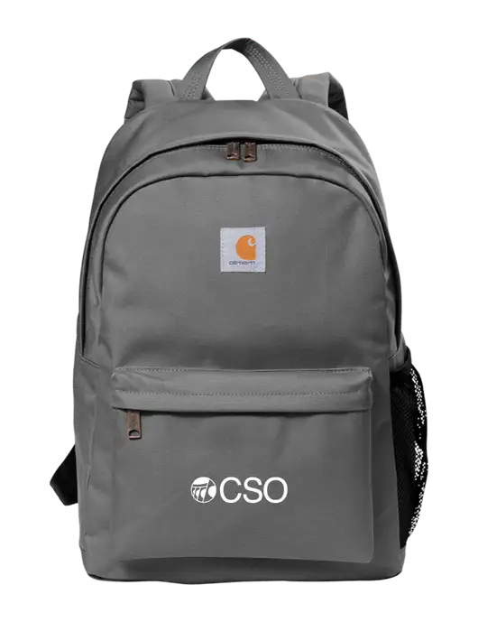 Carhartt Grey Canvas Backpack w/CSO Logo