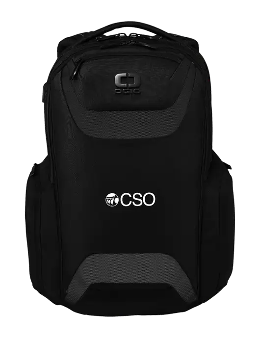 OGIO Black Charcoal Connected Pack w/CSO Logo