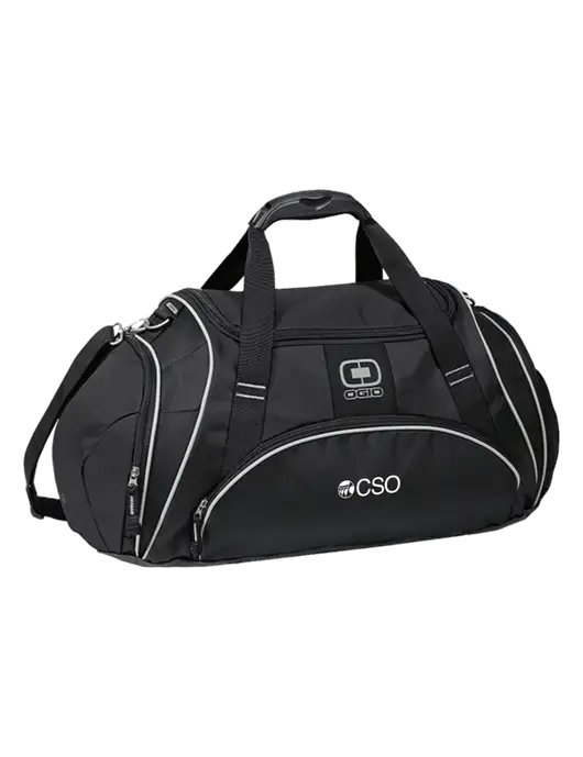 OGIO Black Crunch Duffel
 w/CSO Logo