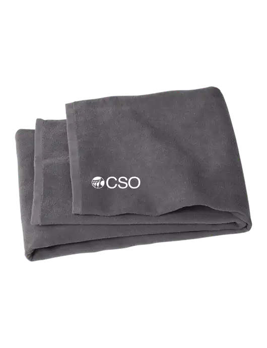 Graphite Beach Towel w/CSO Logo