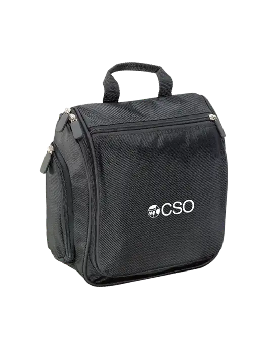 Hanging Black Toiletry Kit w/CSO Logo