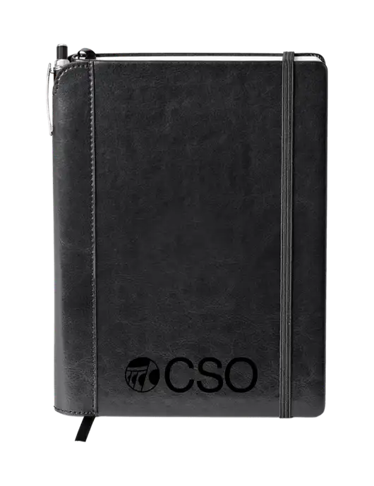 Fabrizio Black Journal 6.375 x 8.375 Combo w/CSO Logo