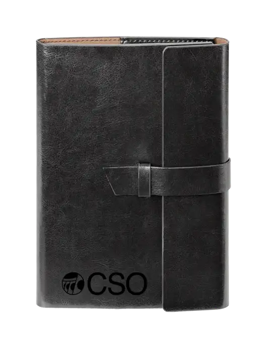 Fabrizio Black 6.875 x 9.56 Portfolio w/CSO Logo