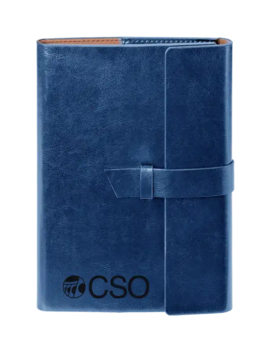 Fabrizio Blue 6.875 x 9.56 Portfolio w/CSO Logo