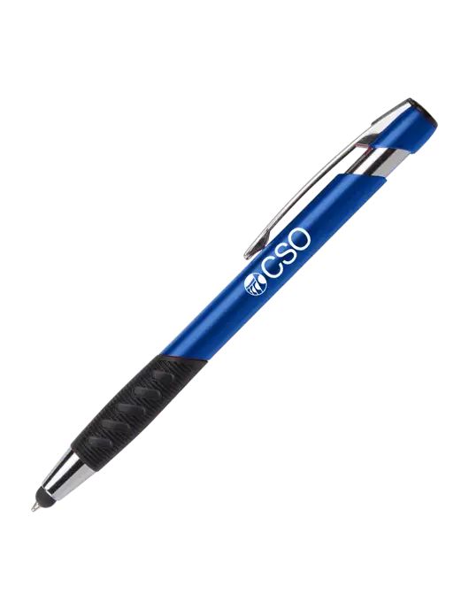 Alize Blue Stylus Black Ink Pen w/CSO Logo