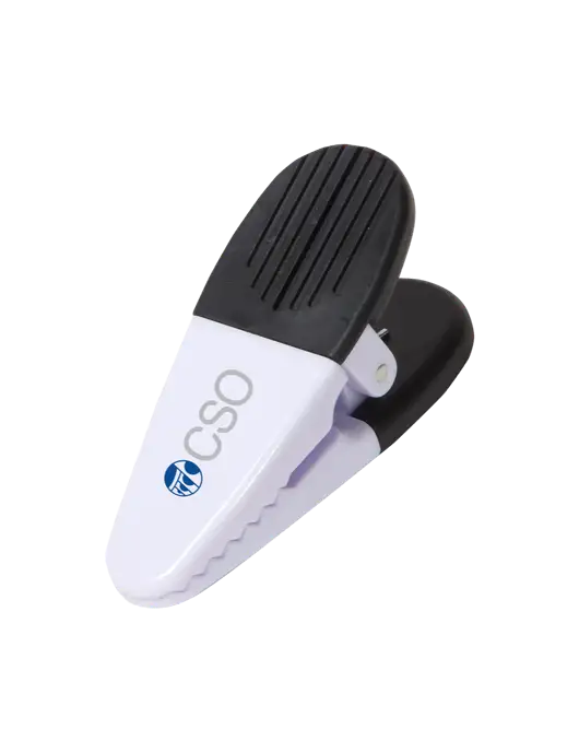 Magnetic White Power Clip w/CSO Logo